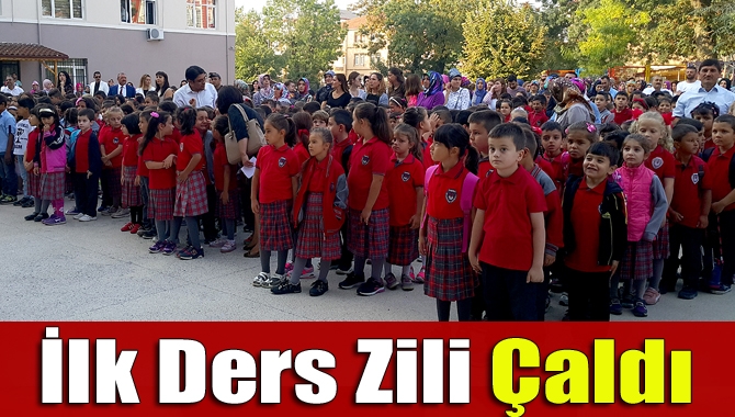 İlk ders zili çaldı