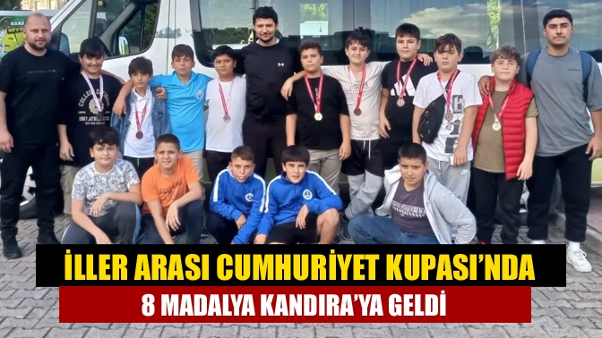 İller arası Cumhuriyet Kupası’nda 8 Madalya Kandıra’ya Geldi