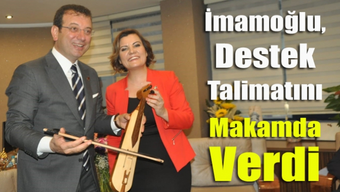 İmamoğlu, destek talimatını makamda verdi