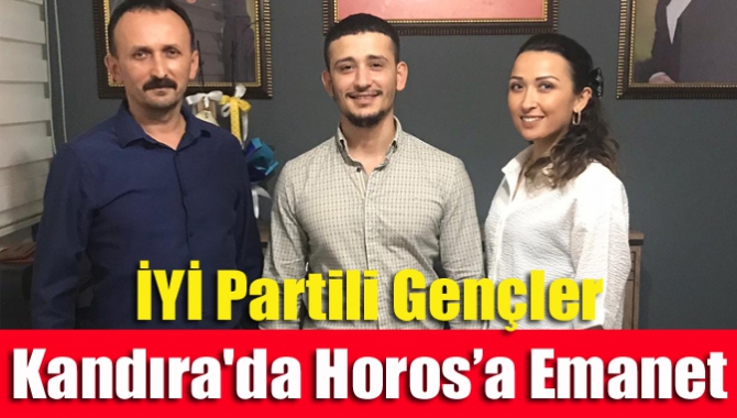 İYİ Partili Gençler Kandıra'da Horos’a Emanet