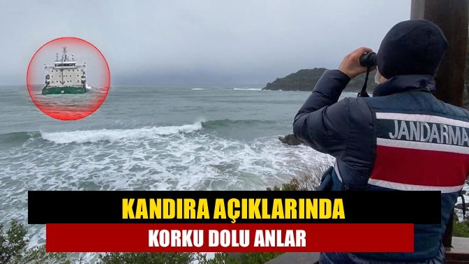 Kandıra açıklarında korku dolu anlar