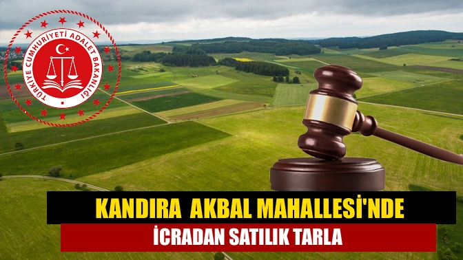 Kandırada icradan satılık tarla