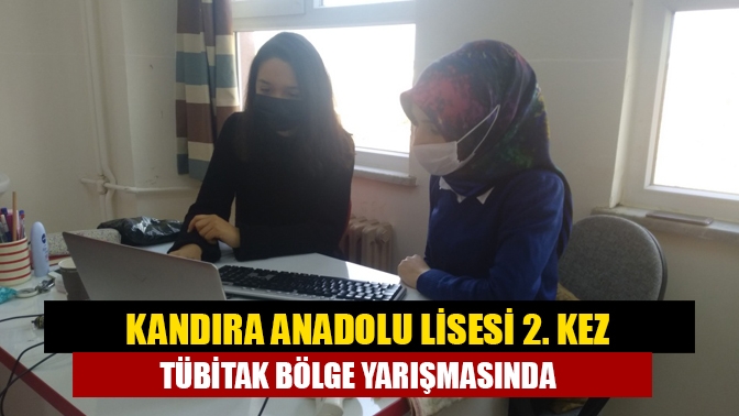 Kandıra Anadolu Lisesi 2’nci kez Tübitak Bölge Yarışması’nda