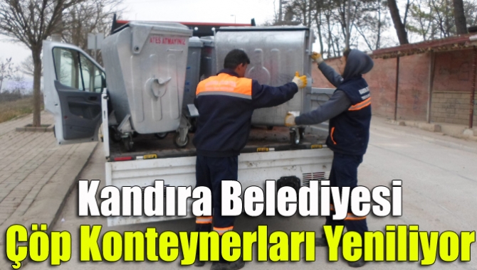 Kandıra Belediyesi Çöp Konteynerları Yeniliyor