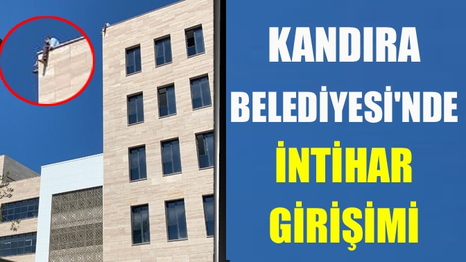 Kandıra Belediyesinde intihar girişimi