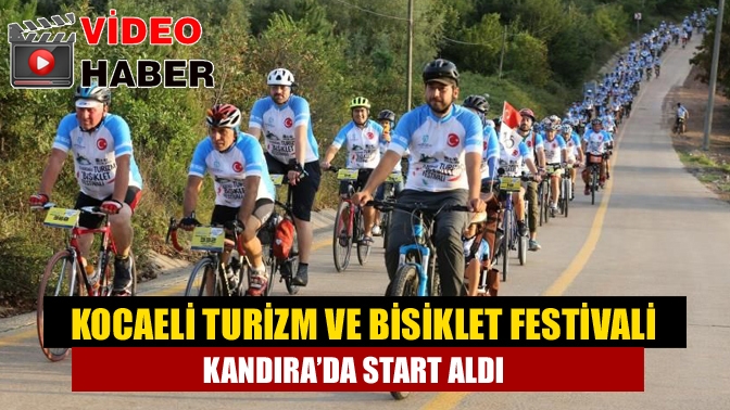 Kandıra Bisiklet Festivalinde 400 bisikletli pedal çevirdi