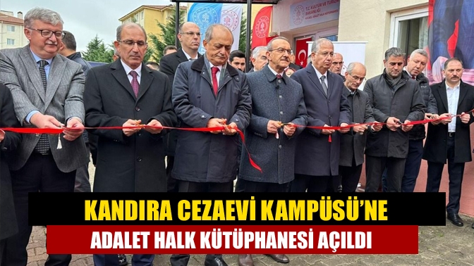 Kandıra Cezaevi Kampüsü’ne Adalet Halk Kütüphanesi açıldı