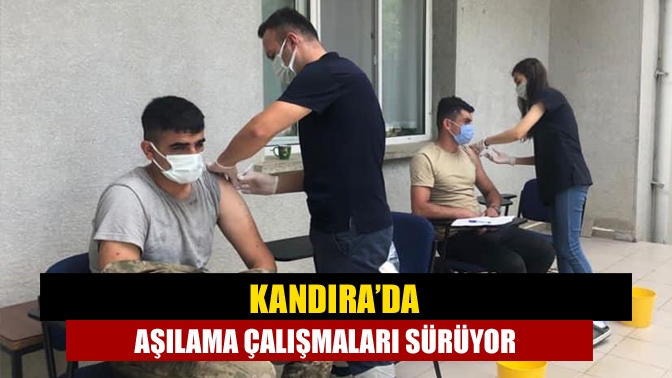 Kandıra’da aşılama çalışmaları sürüyor