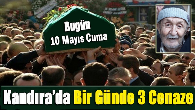 Kandıra’da bir günde 3 cenaze