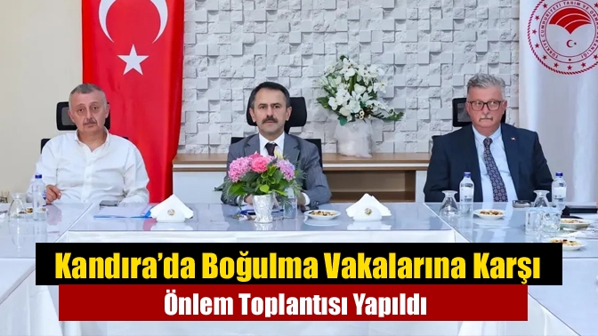 Kandıra’da Boğulma Vakalarına Karşı Önlem Toplantısı Yapıldı
