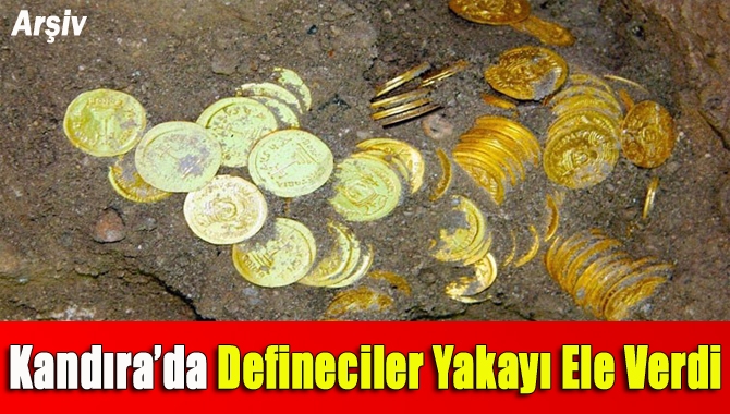 Kandıra’da defineciler yakayı ele verdi