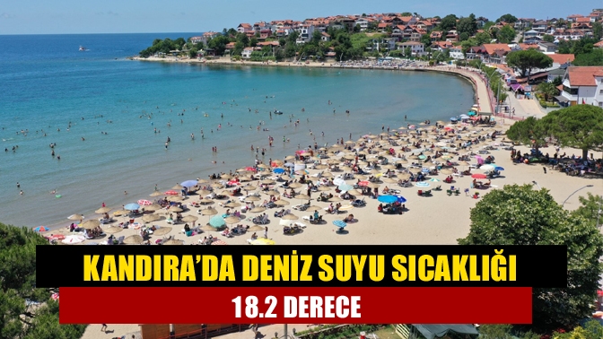 Kandıra’da Deniz Suyu Sıcaklığı 18.2 Derece