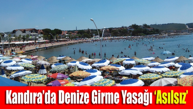 Kandıra’da denize girme yasağı ‘asılsız’