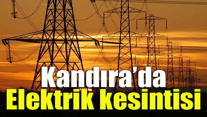 Kandıra’da elektrik kesintisi