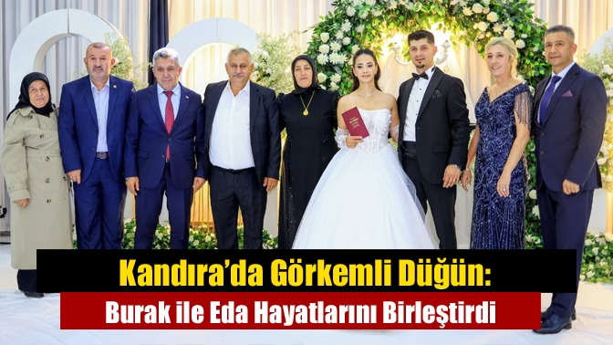 Kandıra’da Görkemli Düğün: Burak ile Eda Hayatlarını Birleştirdi