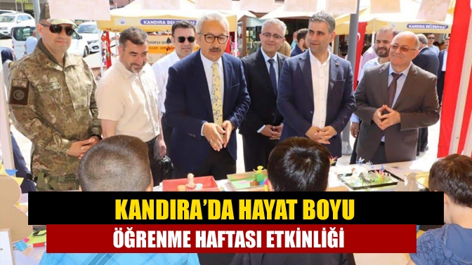 Kandıra’da Hayat Boyu Öğrenme Haftası etkinliği