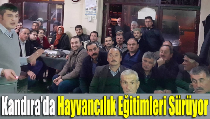 Kandıra’da hayvancılık eğitimleri sürüyor