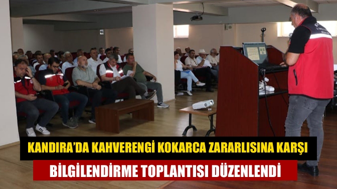 Kandıra’da Kahverengi Kokarca Zararlısına Karşı Bilgilendirme Toplantısı Düzenlendi