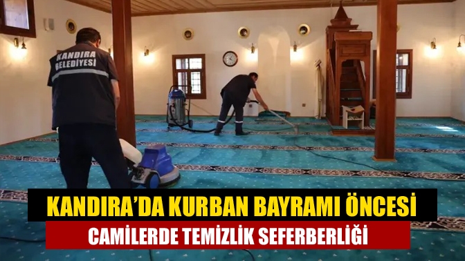 Kandıra’da Kurban Bayramı Öncesi Camilerde Temizlik Seferberliği