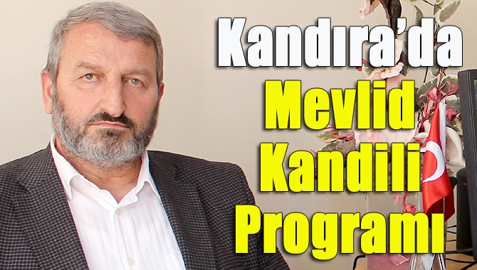 Kandıra’da Mevlid Kandili Programı