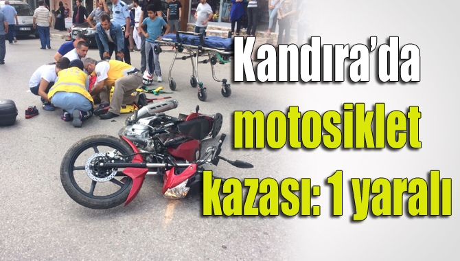 Kandıra’da motosiklet kazası: 1 yaralı