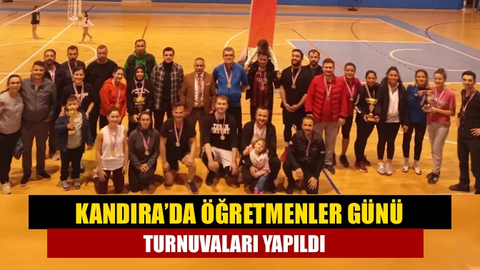 Kandıra’da Öğretmenler Günü Turnuvaları Yapıldı