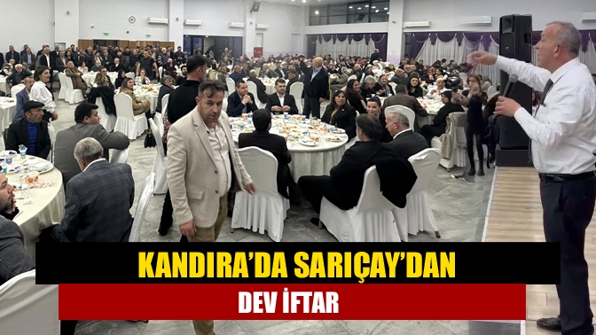 Kandıra’da Sarıçay’dan dev iftar