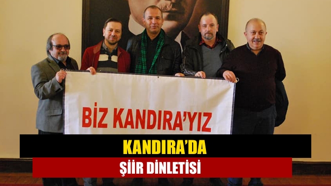 Kandıra’da şiir dinletisi