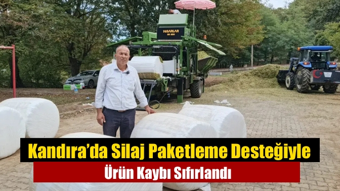 Kandıra’da Silaj Paketleme Desteğiyle Ürün Kaybı Sıfırlandı