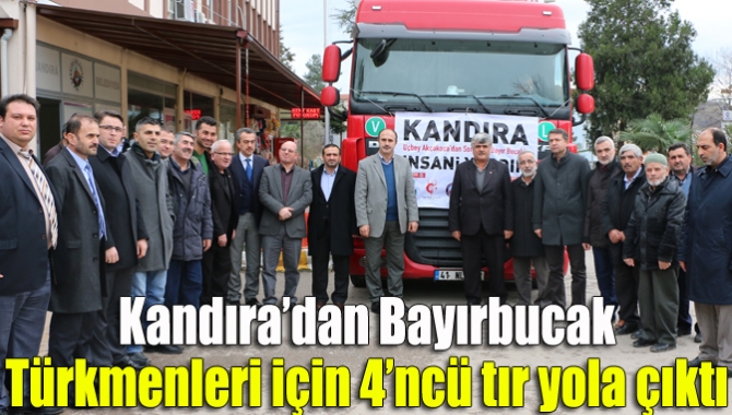 Kandıra’dan Bayırbucak Türkmenleri için 4’ncü tır yola çıktı