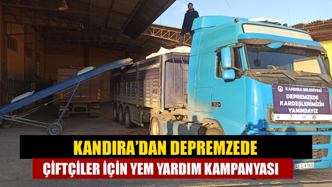 Kandıra’dan depremzede çiftçiler için yem yardım kampanyası