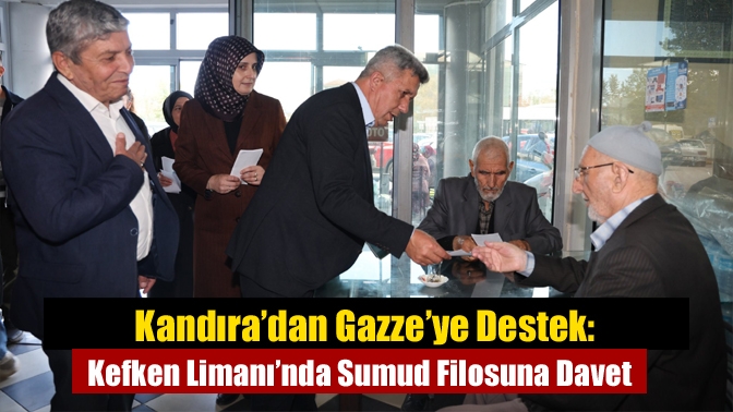 Kandıra’dan Gazze’ye Destek: Kefken Limanı’nda Sumud Filosuna Davet