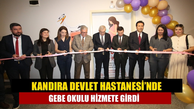 Kandıra Devlet Hastanesi’nde Gebe Okulu Hizmete Girdi