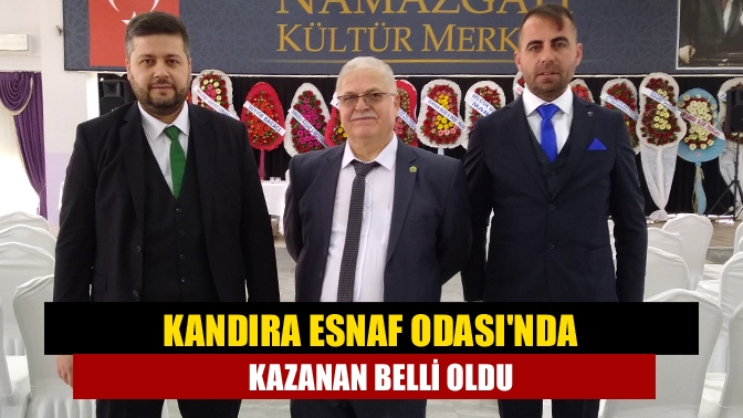 Kandıra Esnaf Odasında kazanan belli oldu