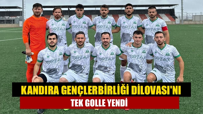 Kandıra Gençlerbirliği Dilovasını tek golle yendi