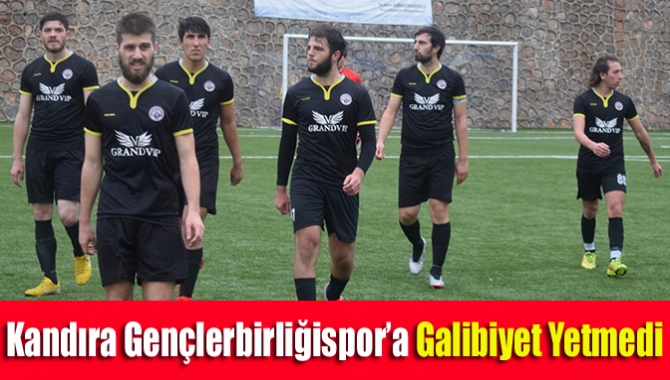 Kandıra Gençlerbirliğispor’a galibiyet yetmedi