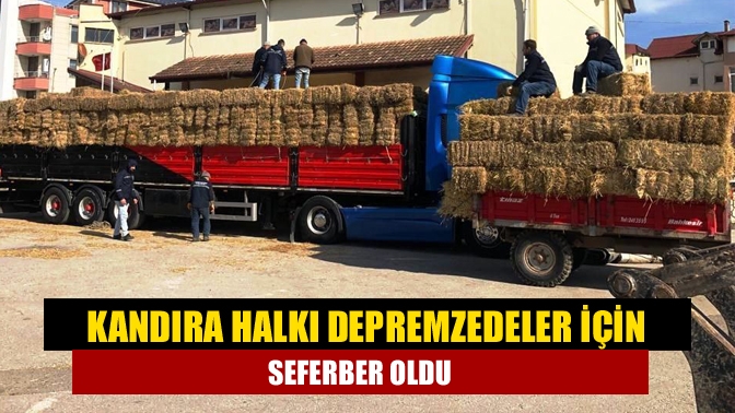 Kandıra Halkı Depremzedeler İçin Seferber Oldu