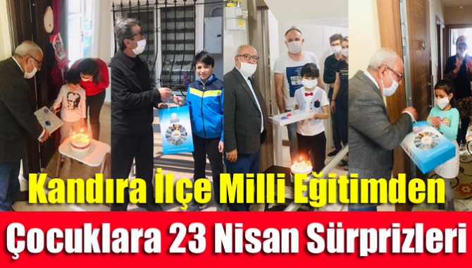 Kandıra İlçe Milli Eğitimden Çocuklara 23 Nisan Sürprizleri