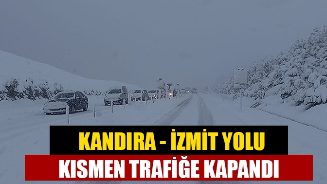 Kandıra-İzmit Yolu Kısmen Trafiğe Kapandı