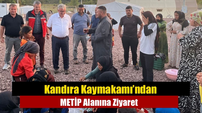 Kandıra Kaymakamı’ndan METİP Alanına Ziyaret