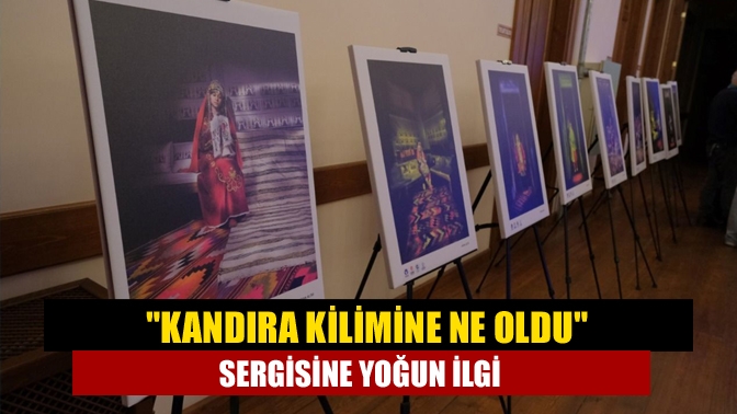 "Kandıra Kilimine Ne Oldu" sergisine yoğun ilgi