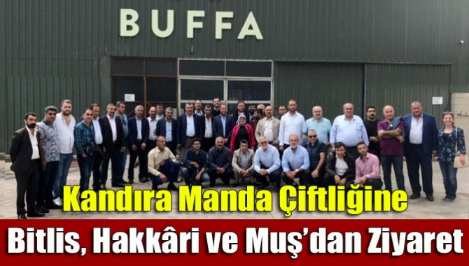 Kandıra Manda Çiftliğine Bitlis, Hakkâri ve Muş'dan Ziyaret