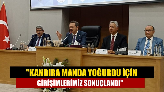 Kandıra Manda Yoğurdu için Girişimlerimiz sonuçlandı