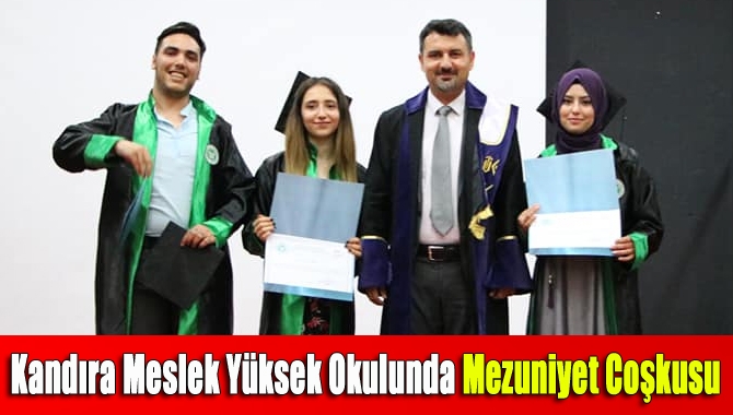 Kandıra Meslek Yüksek Okulunda Mezuniyet Coşkusu