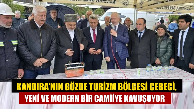 Kandıra’nın Gözde Turizm Bölgesi Cebeci, Yeni ve Modern Bir Camiiye Kavuşuyor