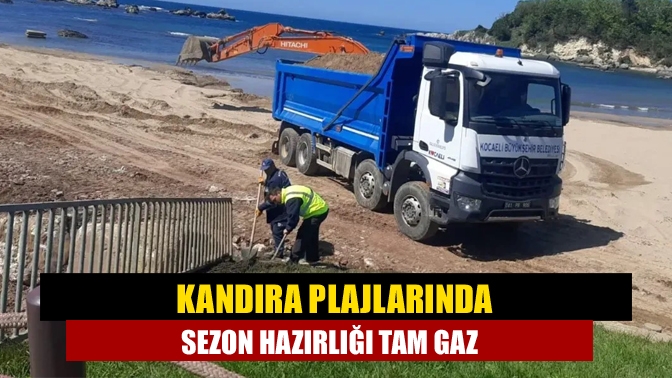 Kandıra Plajlarında Sezon Hazırlığı Tam Gaz