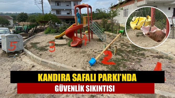 Kandıra Safalı Parkı’nda güvenlik sıkıntısı