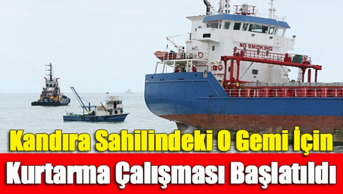 Kandıra Sahilindeki O Gemi İçin Kurtarma Çalışması Başlatıldı