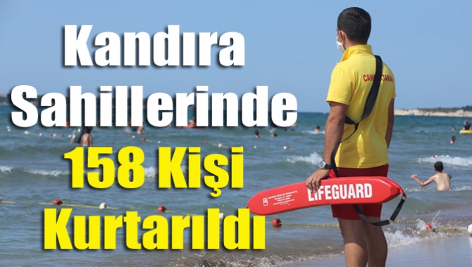 Kandıra sahillerinde 158 kişi kurtarıldı