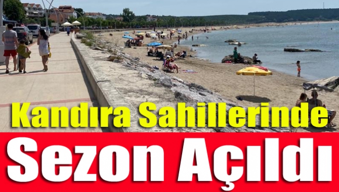 Kandıra sahillerinde sezon açıldı